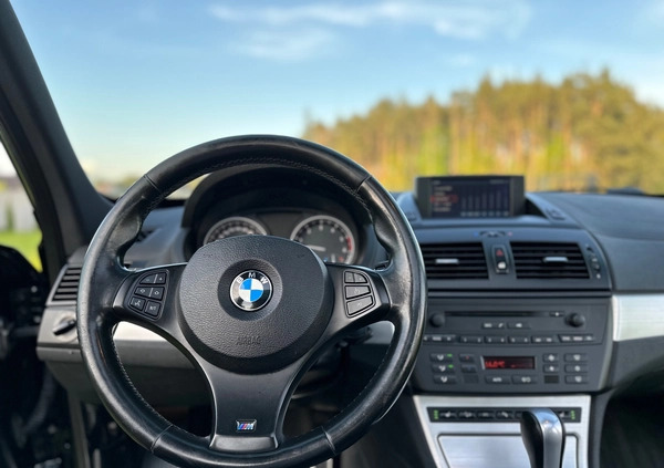 BMW X3 cena 41900 przebieg: 237000, rok produkcji 2007 z Węgorzewo małe 781